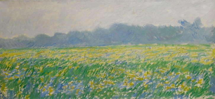 Claude Monet, Field of Irises at Giverny, 1887