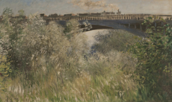 Claude Monet, The Bridge at Chatou, 1875