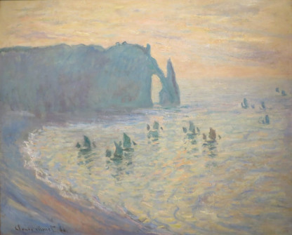 Claude Monet, The Cliffs at ÉTretat, 1886