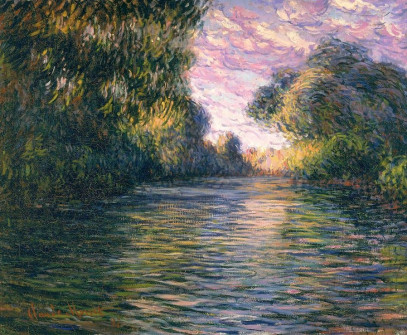 Claude Monet, Morning On the Seine, 1897