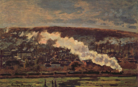 Claude Monet, The Goods Train, 1872