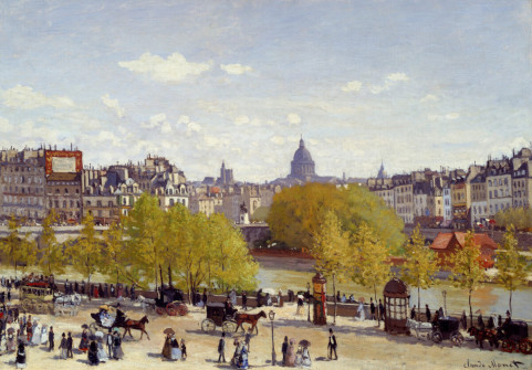 Claude Monet, Quai du Louvre, 1867