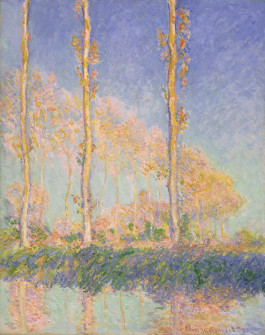 Claude Monet, Three Poplar Trees, Autumn Effect, 1891