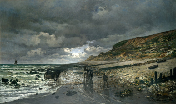 Claude Monet, The Pointe de la Heve at Low Tide, 1865