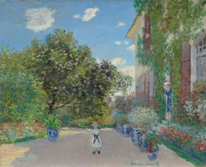 Claude Monet, The Artist's House at Argenteuil, 1873