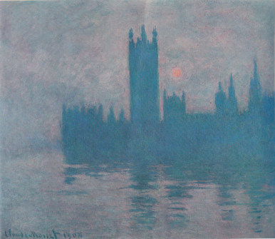 Claude Monet, Houses of Parliament, Sunset, 1901-02