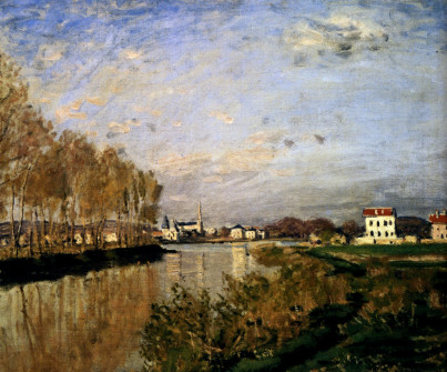 Claude Monet, The Seine in Argenteuil, 1873