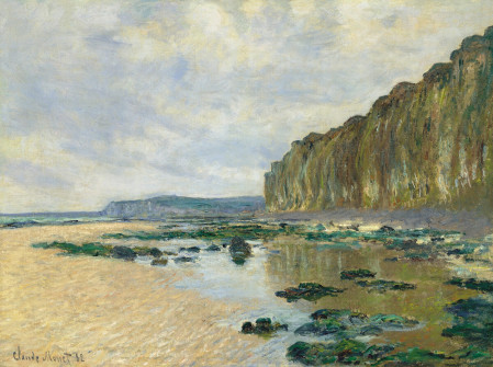 Claude Monet, Low Tide at Varengeville, 1882