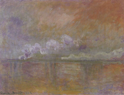 Claude Monet, Charing Cross Bridge, Smoke in Fog, 1899-1901