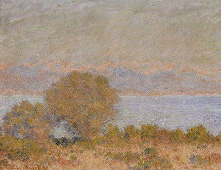 Claude Monet, The Alps Seen from Cap d'Antibes, 1888