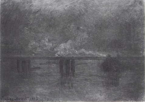 Claude Monet, Charing Cross Bridge, Trains Crossing, 1899-1901