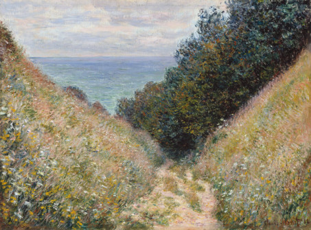 Claude Monet, The Path at la Cavee, Pourville, , 1882