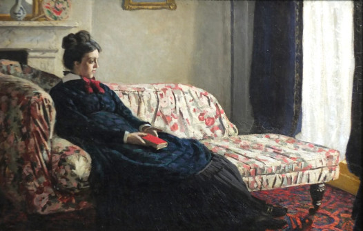 Claude Monet, Meditation, Madame Monet Sitting on a Sofa, 1870-71