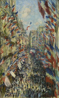 Claude Monet, The Rue Montorgueil 30th of June 1878, 1878