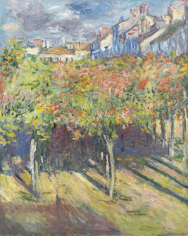 Claude Monet, Les Tilleuls à Poissy, 1882