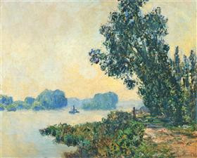 Claude Monet, The Towpath at Grainval, 1883