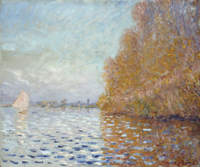 Claude Monet, Argenteuil Basin With a Single Sailboat, 1874
