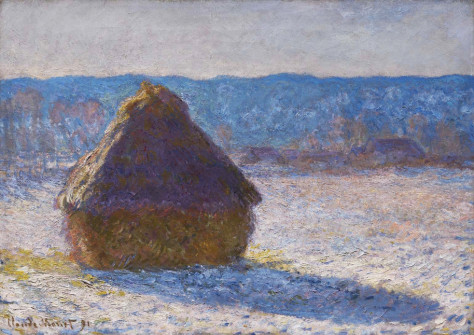 Claude Monet, Grainstack in the Morning, Snow Effect, 1890–91