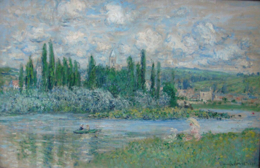 Claude Monet, View of Vetheuil, 1880