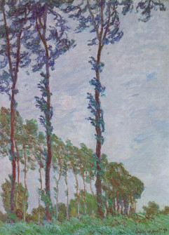 Claude Monet, Poplars, Wind Effect, 1891