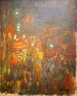 Claude Monet, Leicester Square at Night, 1900-01