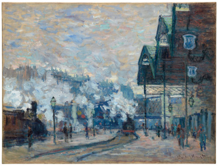 Claude Monet, La Gare Saint-Lazare, Vue Extérieure, 1877