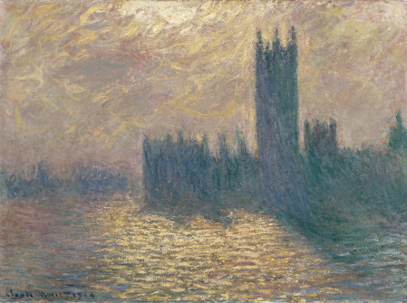 Claude Monet, The Houses of Parliament, Stormy Sky, 1904