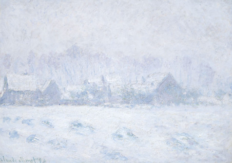 Claude Monet, Effect of Snow at Giverny, 1893