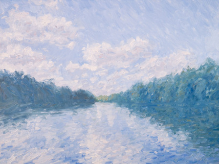 Dan Scott, Tingalpa Creek, High Key, 2021