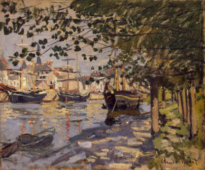 Claude Monet, The Seine at Rouen, 1872