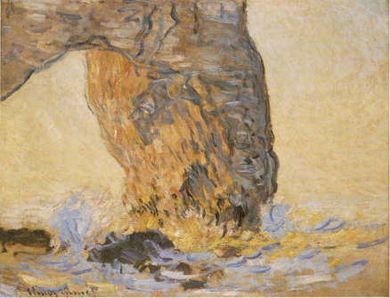 Claude Monet, Waves at the Manneport, 1885