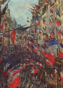 Claude Monet, The Rue Saint-Denis, 30th of June 1878, 1878