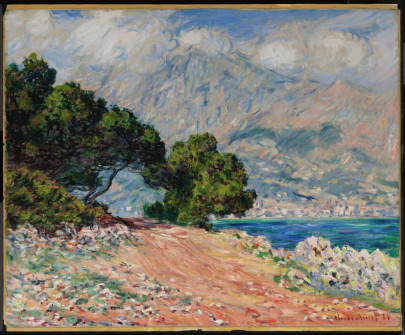 Claude Monet, Coastal Road at Cap Martin, Near Menton, 1884