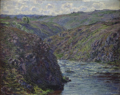 Claude Monet, Ravine of the Creuse at the end of the Day, 1889