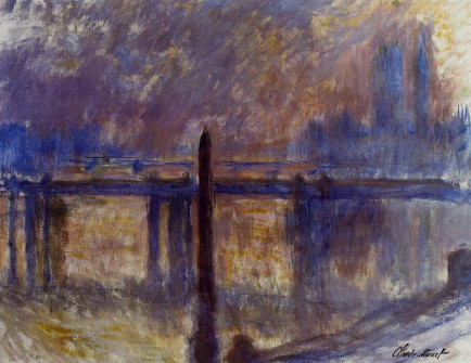 Claude Monet, Bridge, Charing Cross, Cleopatra's Needle, 1901