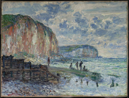 Claude Monet, The Cliffs of Les Petites-Dalles, 1880