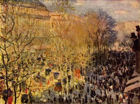 Claude Monet, Carnaval Boulevard Des Capucines, 1873
