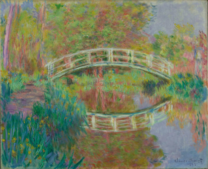 Claude Monet, The Bridge in Monet's Garden, 1895–96