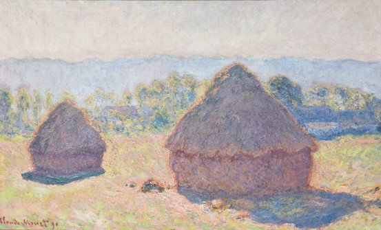 Claude Monet, Grainstacks in Bright Sunlight, 1890