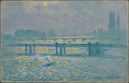 Claude Monet, Charing Cross Bridge, Reflections on the Thames, 1899-1901