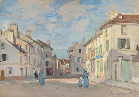 Claude Monet, The Old Rue de la Chaussee, Argenteuil, 1872