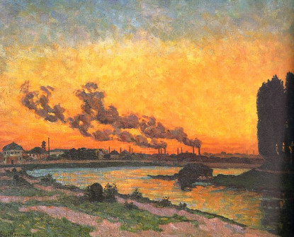 Arman Guillaume, Sunset at Ivry, 1873