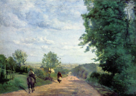 Camille Corot, Road to Sevres, 1859