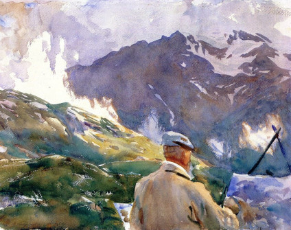 John Singer Sargent, Artist in the Simplon, 1909