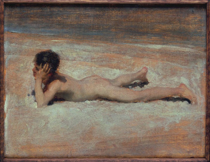 A Nude Boy on a Beach 1878 by John Singer Sargent 1856-1925