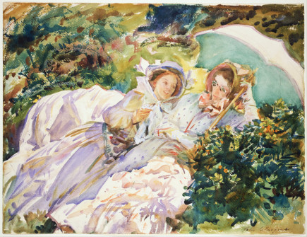 John Singer Sargent, Simplon Pass - The Tease, 1911