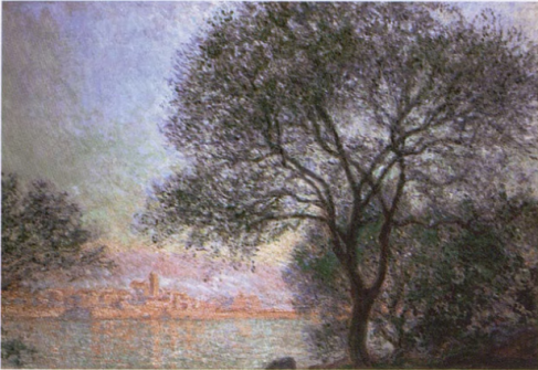 Claude Monet, Antibes seen from La Salis, 1888