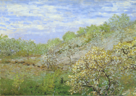 Claude Monet, Apple Trees in Bloom, 1873