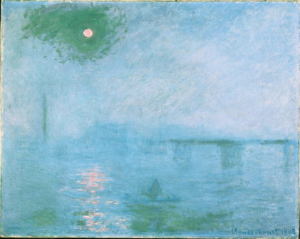 Claude Monet, Charing Cross Bridge, Fog on the Thames, 1899-1901
