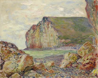 Claude Monet, Cliffs at Les Petites-Dalles, 1884